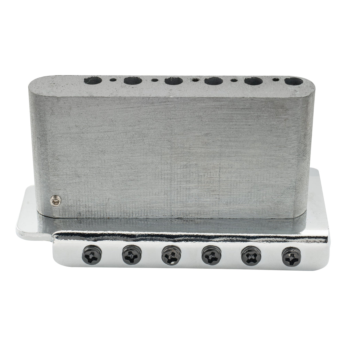 Wilkinson M-Serie 52,5 mm (2-1/16 Zoll) Saiteabstand 6-Schrauben-Modernstil-Sattel Gitarren-Tremolo-Brücke mit Einsteckarm 36 mm Block für Strat-Style-Elektrogitarre