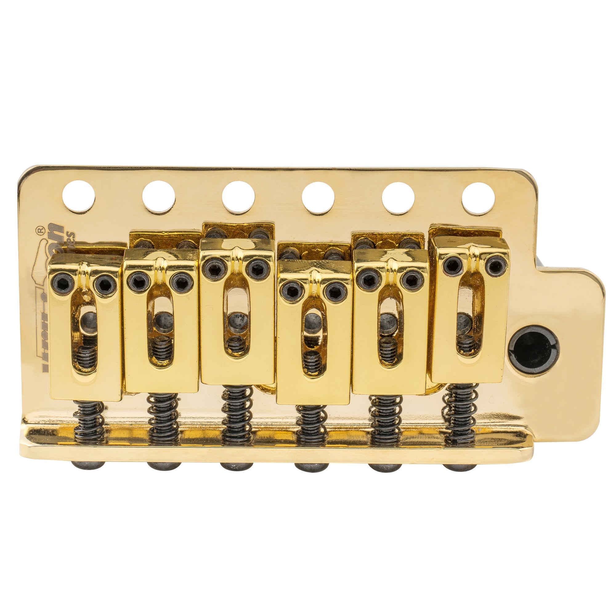 Wilkinson M-Serie 52,5 mm (2-1/16 Zoll) Saiteabstand 6-Schrauben-Modernstil-Sattel Gitarren-Tremolo-Brücke mit Einsteckarm 36 mm Block für Strat-Style-Elektrogitarre