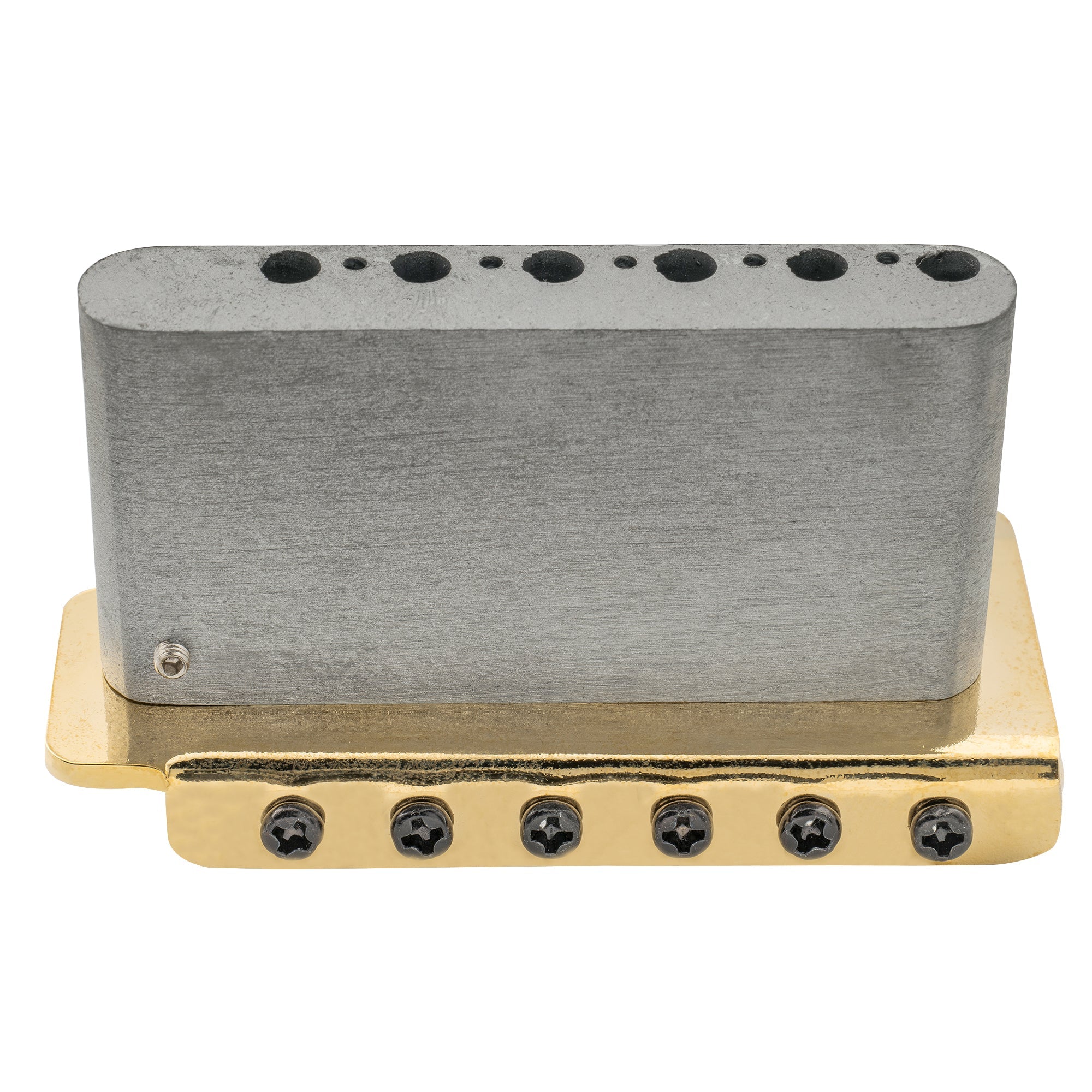 Wilkinson M-Serie 52,5 mm (2-1/16 Zoll) Saiteabstand 6-Schrauben-Modernstil-Sattel Gitarren-Tremolo-Brücke mit Einsteckarm 36 mm Block für Strat-Style-Elektrogitarre