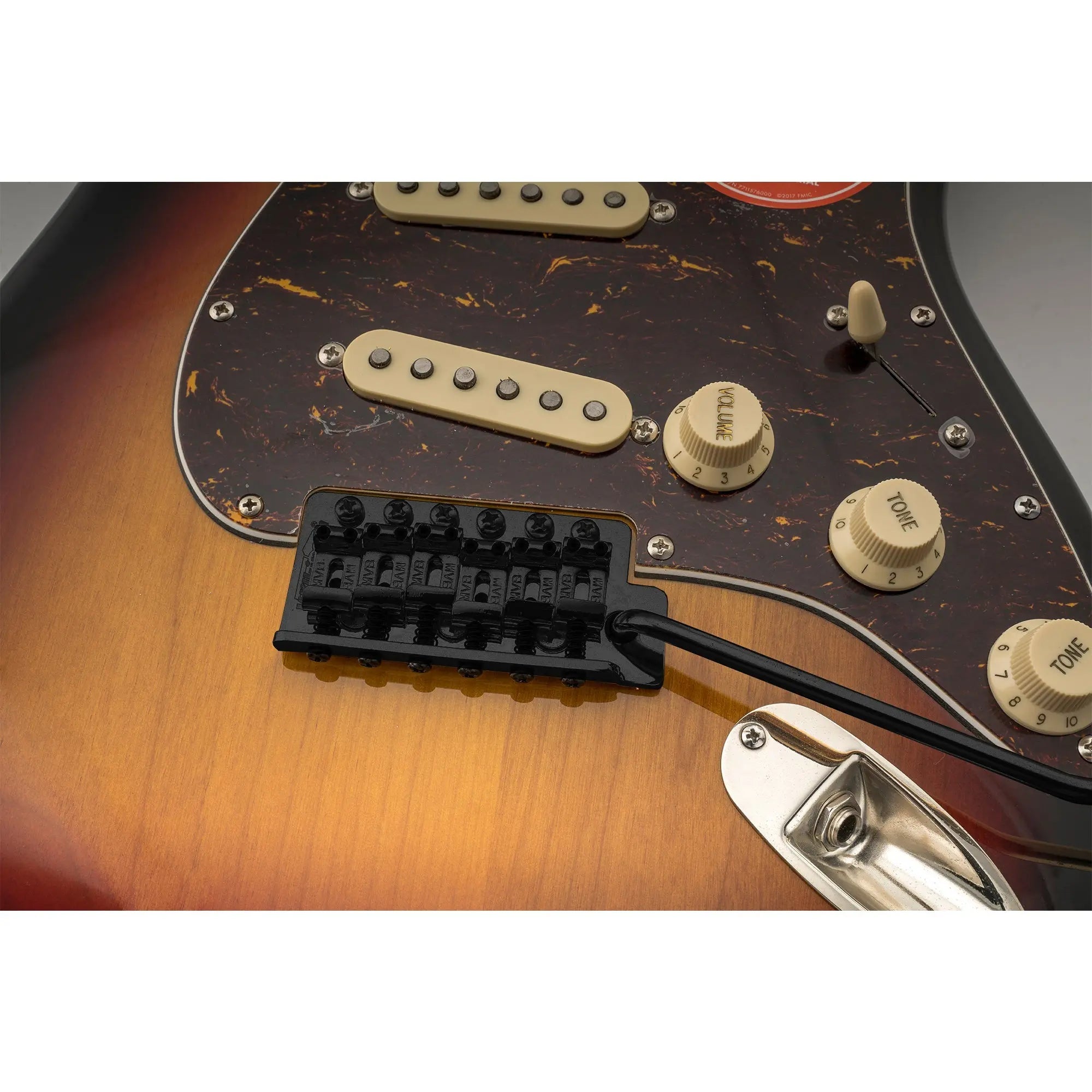 Application of wilkinson m series 54mm2 1 8 inch string spacing 6 screw vintage bent saddle guitar tremolo bridge with push in arm 36mm block for strat style electric guitar mx1792p