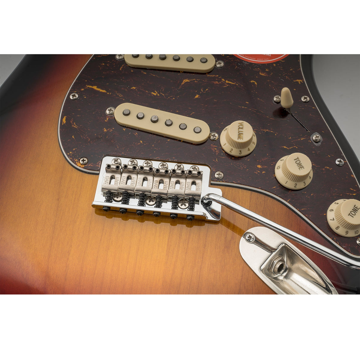 wilkinson m series 54mm2 1 8 inch string spacing 6 screw vintage bent saddle guitar tremolo bridge with push in arm 36mm block for strat style electric guitar mx1792p, chrome