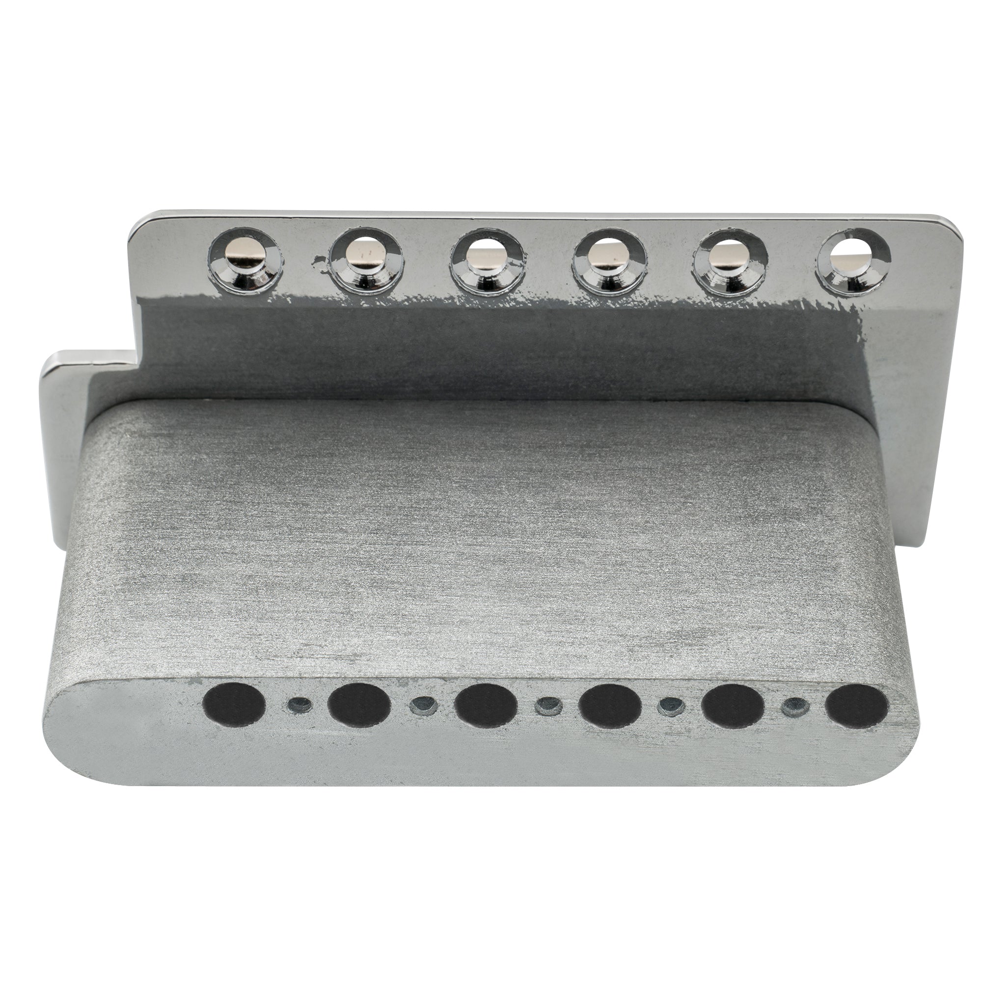 Wilkinson M-Serie 54 mm (2-1/8 Zoll) Saiteabstand 6-Schrauben Vintage gebogener Sattel Gitarren-Tremolo-Brücke mit Einsteckarm 36 mm Block für Strat-Style Elektrogitarre