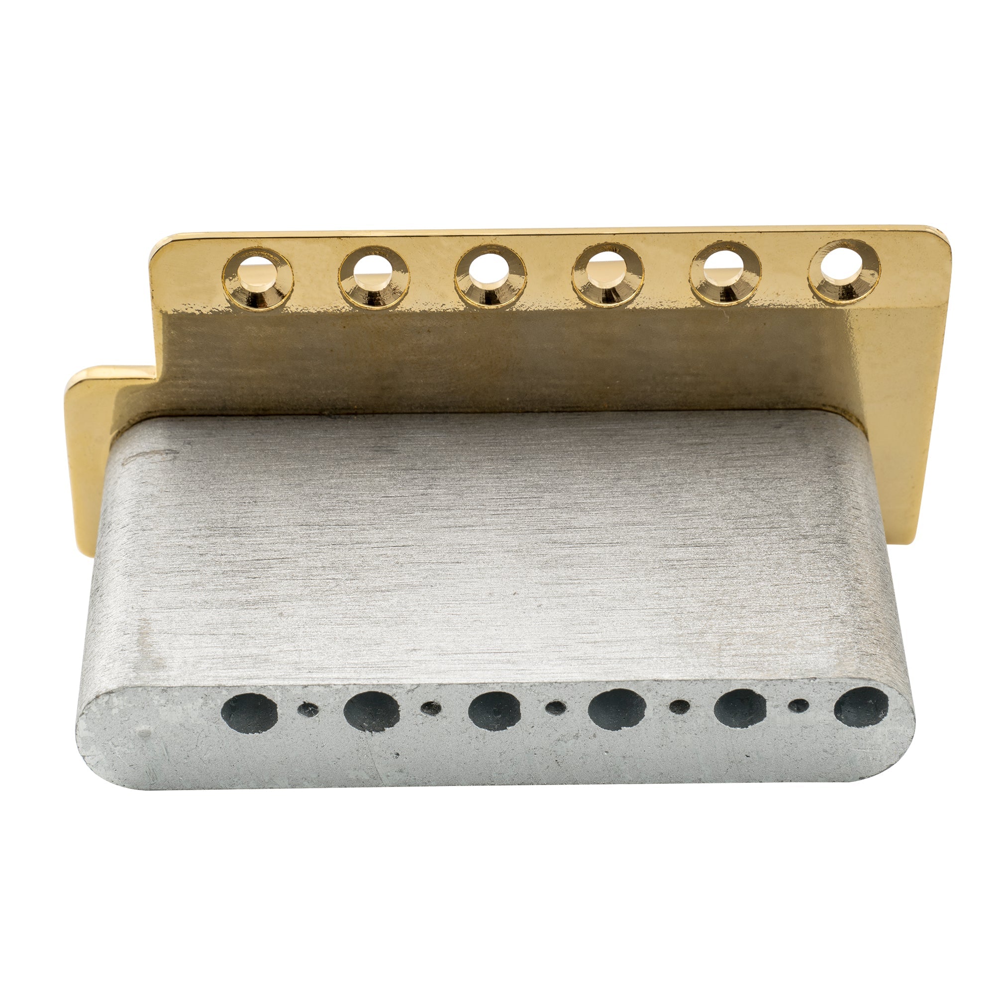 Wilkinson M-Serie 54 mm (2-1/8 Zoll) Saiteabstand 6-Schrauben Vintage gebogener Sattel Gitarren-Tremolo-Brücke mit Einsteckarm 36 mm Block für Strat-Style Elektrogitarre