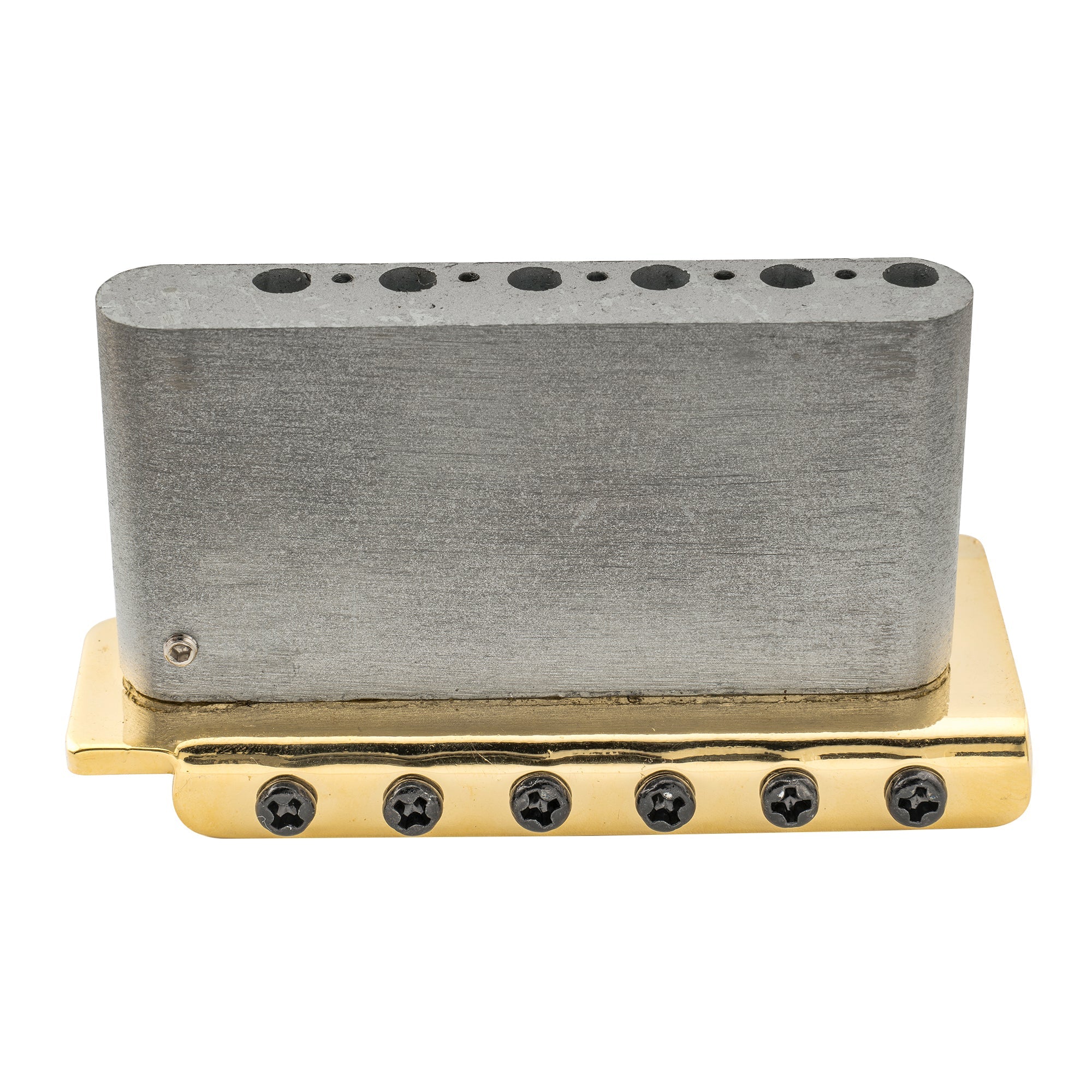 Wilkinson M-Serie 54 mm (2-1/8 Zoll) Saiteabstand 6-Schrauben Vintage gebogener Sattel Gitarren-Tremolo-Brücke mit Einsteckarm 36 mm Block für Strat-Style Elektrogitarre