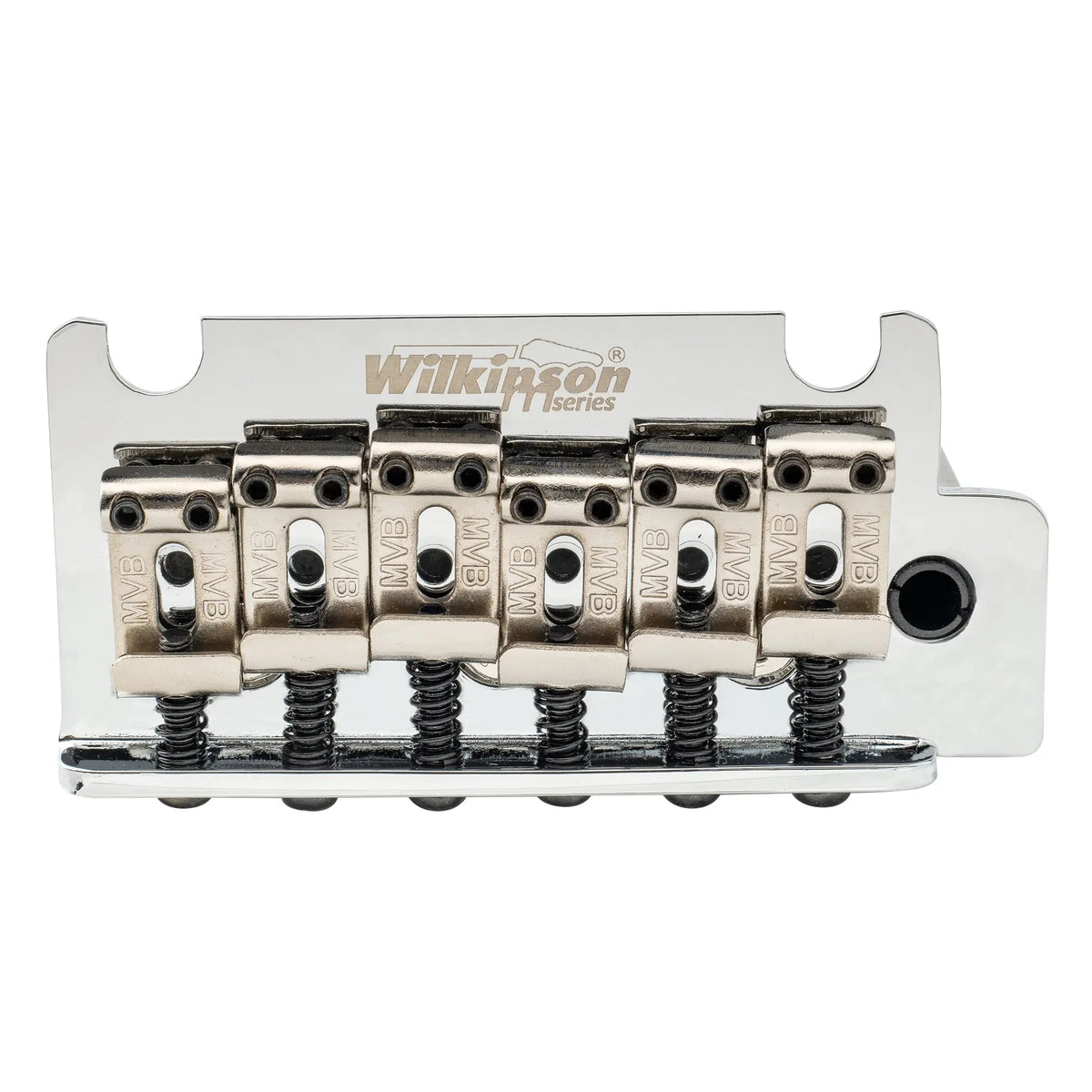 Part of wilkinson m series 54mm2 1 8 inch vintage style full block pop in arm 2 point st guitar tremolo bridge for mij mik strat style electric guitar mx1794p