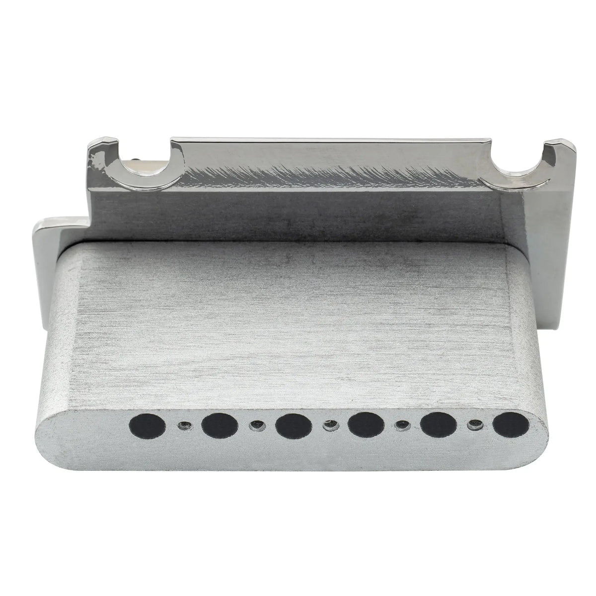 detail of wilkinson m series 54mm2 1 8 inch vintage style full block pop in arm 2 point st guitar tremolo bridge for mij mik strat style electric guitar mx1794p