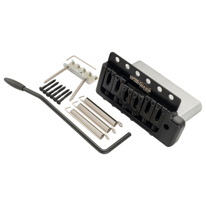 Wilkinson M Series 52.5mm(2-1/16 inch) Full Block ST Guitar Tremolo Bridge Pop-in Arm Six Screws for American Vintage Narrow Spacing Strat Style Electric Guitar