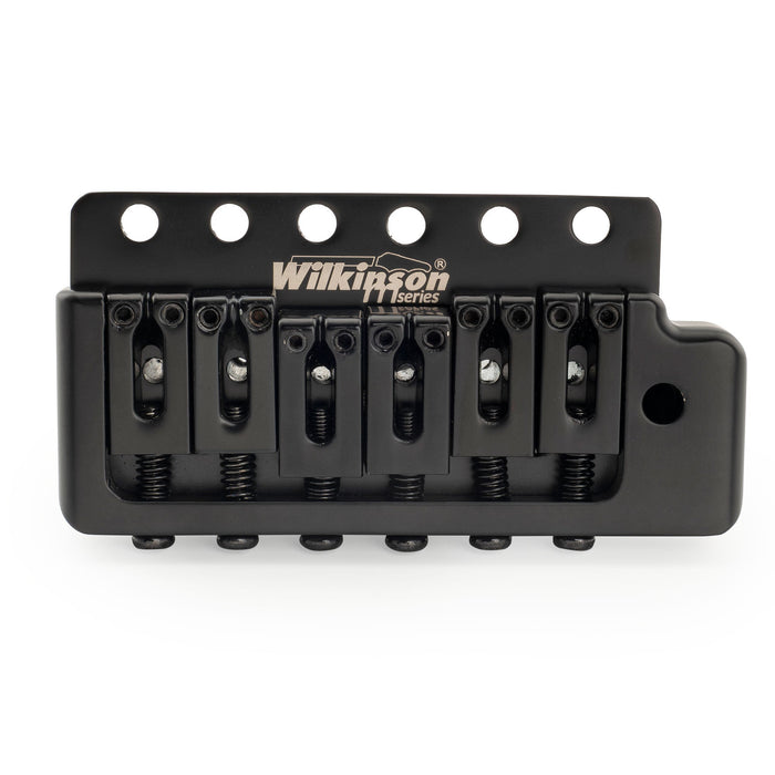 Wilkinson M Series 52.5mm(2-1/16 inch) Full Block ST Guitar Tremolo Bridge Pop-in Arm Six Screws for American Vintage Narrow Spacing Strat Style Electric Guitar