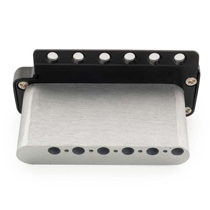 Wilkinson M Series 52.5mm(2-1/16 inch) Full Block ST Guitar Tremolo Bridge Pop-in Arm Six Screws for American Vintage Narrow Spacing Strat Style Electric Guitar