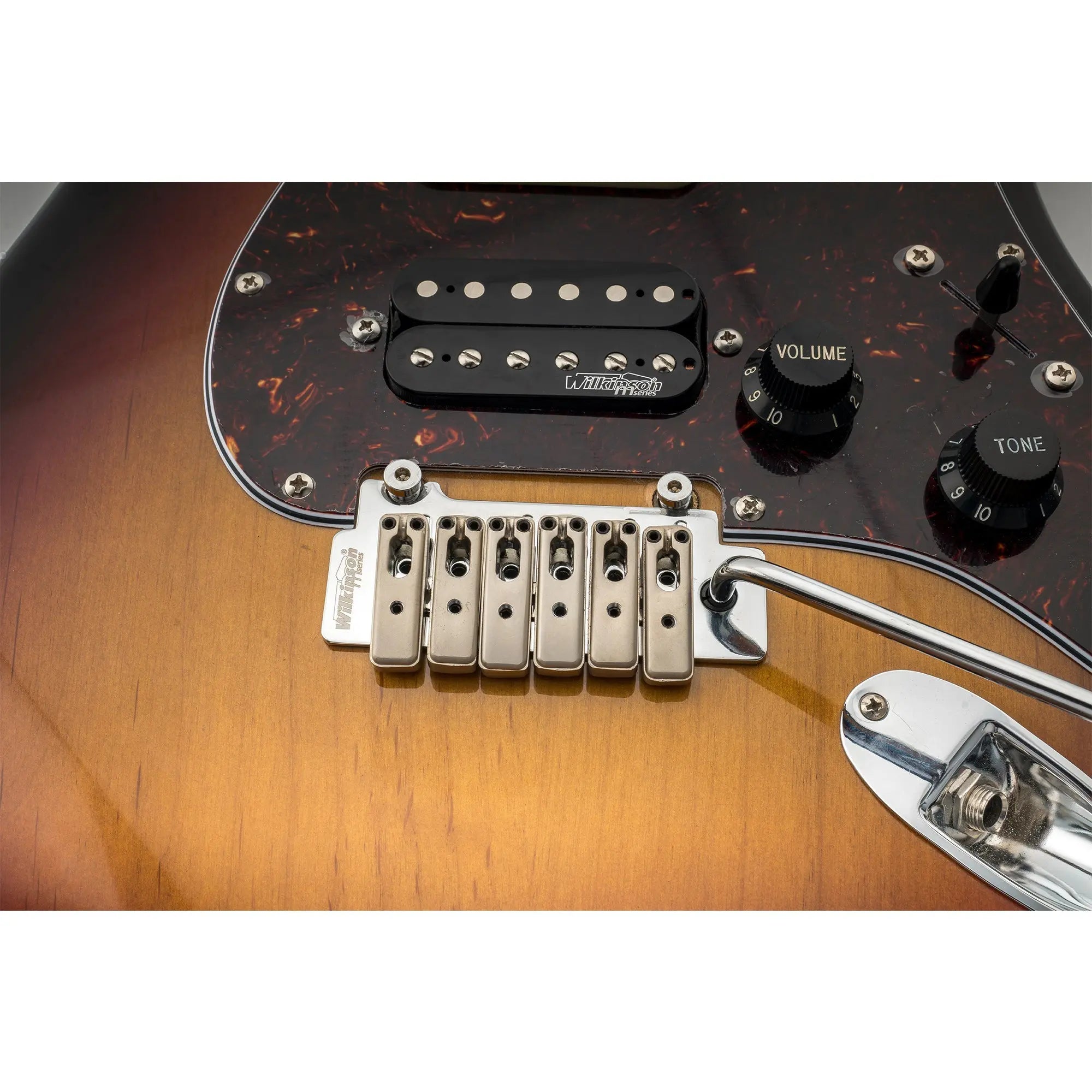 Application of wilkinson m series 52 5mm2 1 16 inch individual saddle full block st guitar tremolo bridge pop in arm 2 point for squier mexico fender strat style electric guitar mx1798p