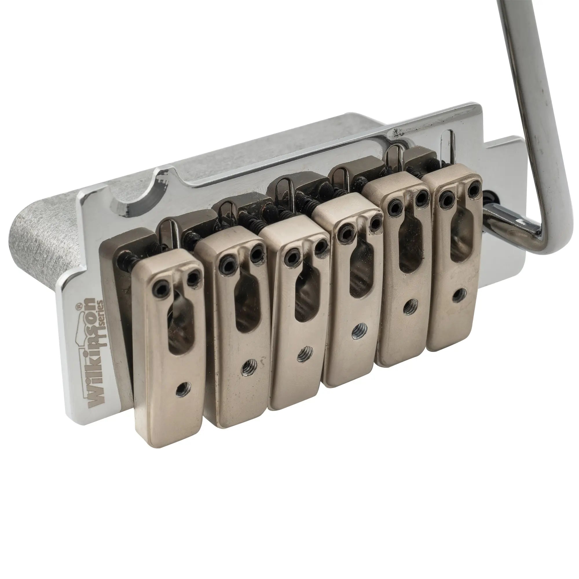 wilkinson m series 52 5mm2 1 16 inch individual saddle full block st guitar tremolo bridge pop in arm 2 point for squier mexico fender strat style electric guitar mx1798p details