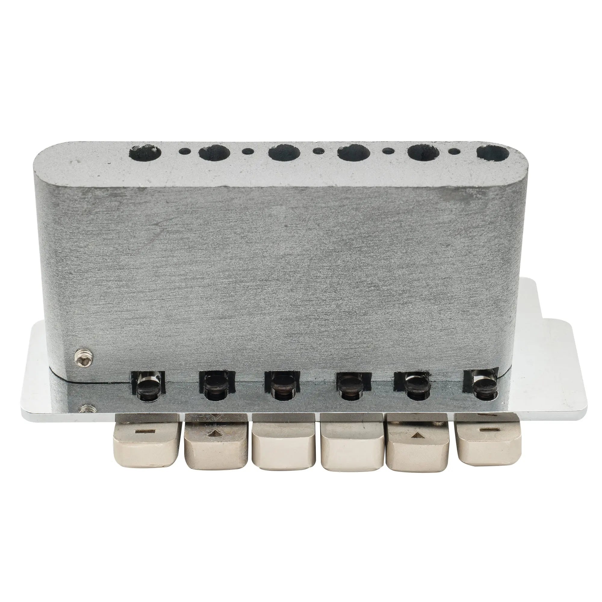 details of wilkinson m series 52 5mm2 1 16 inch individual saddle full block st guitar tremolo bridge pop in arm 2 point for squier mexico fender strat style electric guitar mx1798p
