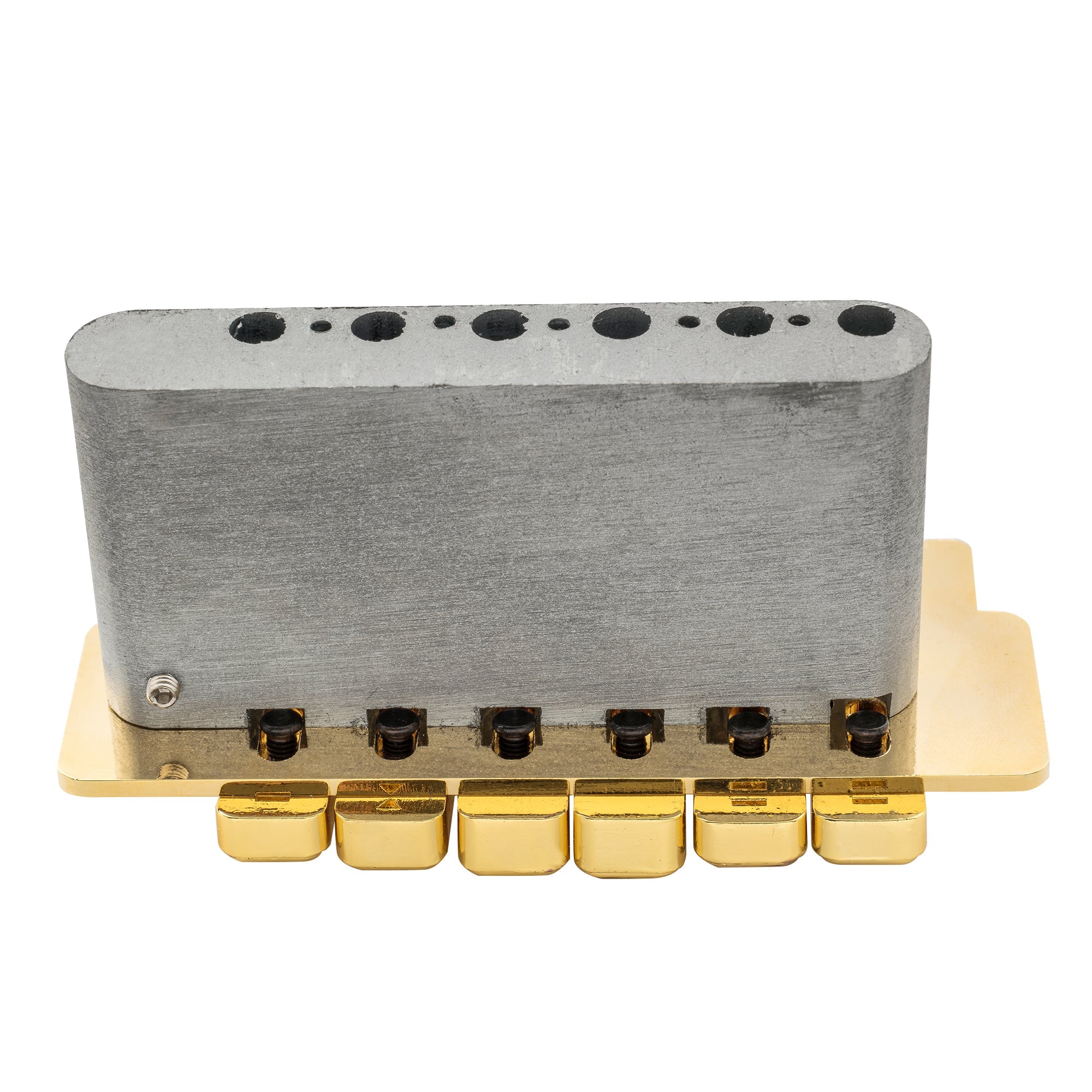 Wilkinson M-Serie 52,5 mm (2-1/16 Zoll) Einzelnes Sattel-Vollblock-ST-Gitarren-Tremolo-Brücke, Einsteckarm, 2-Punkt für Squier/Mexiko Fender Strat-Style-E-Gitarren