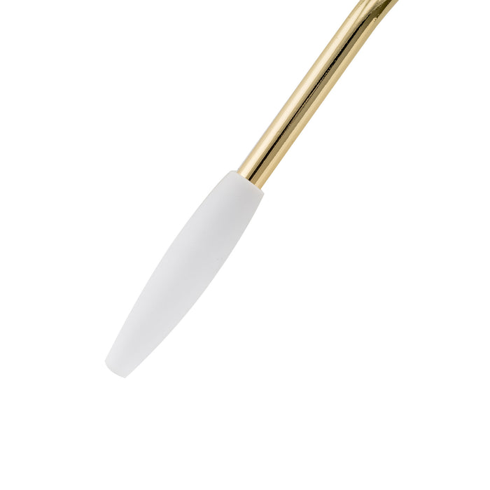 Wilkinson M Series Steel 5mm Push-In Strat Tremolo Arm Bridge Whammy Bar for Wilkinson and Other Imported Strat Style Electric Guitar, Gold with White tip