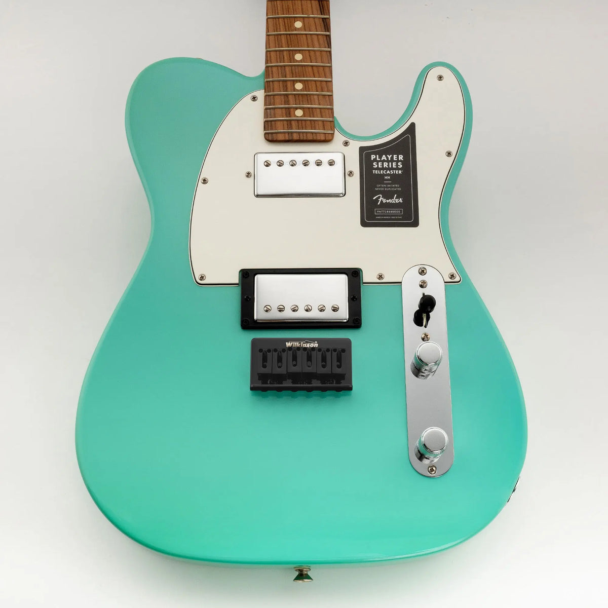 Wilkinson M Series 52.5mm(2-1/16 inch) String Spacing Modern Style Saddle Hardtail Fixed Bridge Non-Tremolo Bridge for Strat Tele Style Electric Guitar Wilkinson M Series