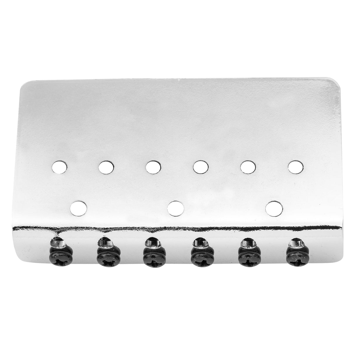 wilkinson m series 52 5mm2 1 16 inch string spacing modern style saddle hardtail fixed bridge non tremolo bridge for strat tele style electric guitar mx1809p, gold