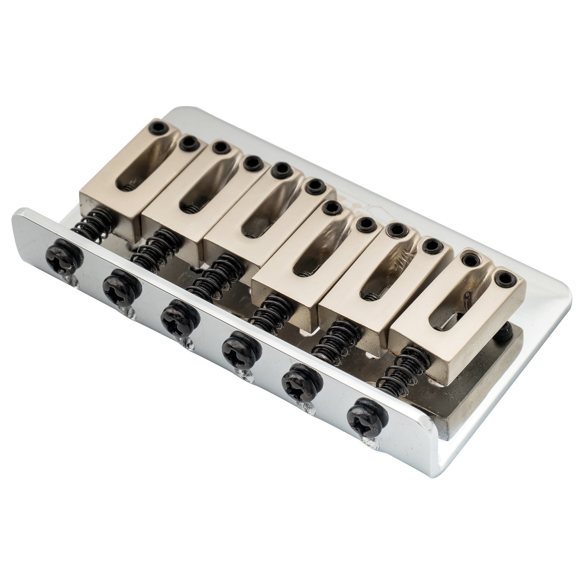 Wilkinson M-Serie 52,5 mm (2-1/16 Zoll) Saiteabstand, moderner Stil, Sattel, Hardtail-Festbrücke, Nicht-Tremolo-Brücke für Strat- und Tele-Style-Elektrogitarren