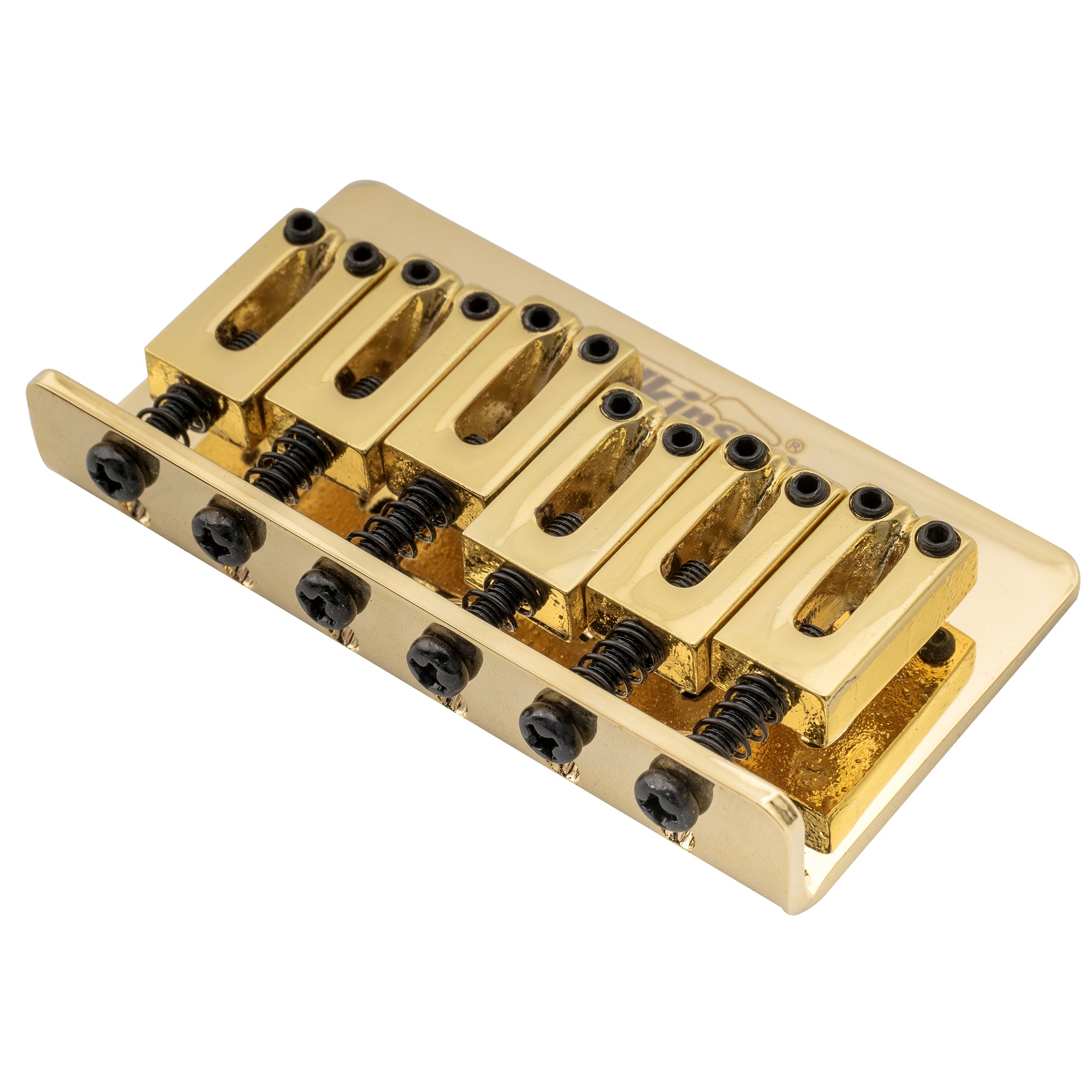 Wilkinson M-Serie 52,5 mm (2-1/16 Zoll) Saiteabstand, moderner Stil, Sattel, Hardtail-Festbrücke, Nicht-Tremolo-Brücke für Strat- und Tele-Style-Elektrogitarren
