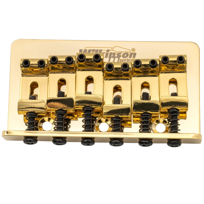 Wilkinson M Series 10.5mmピッチ ハードテイル フィックスドブリッジ ビンテージベントサドル Squier/Mexico Fender StratストラトとTeleテレエレキギター用 クローム