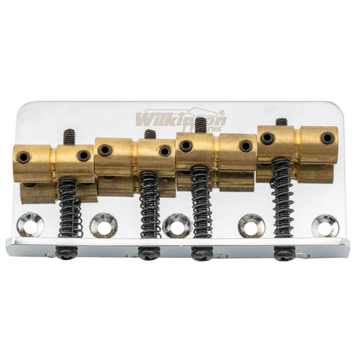wilkinson m series 57mm2 1 4 inch top loading 4 string fixed bass bridge brass saddles for precision bass and jazz bass mx1820cr