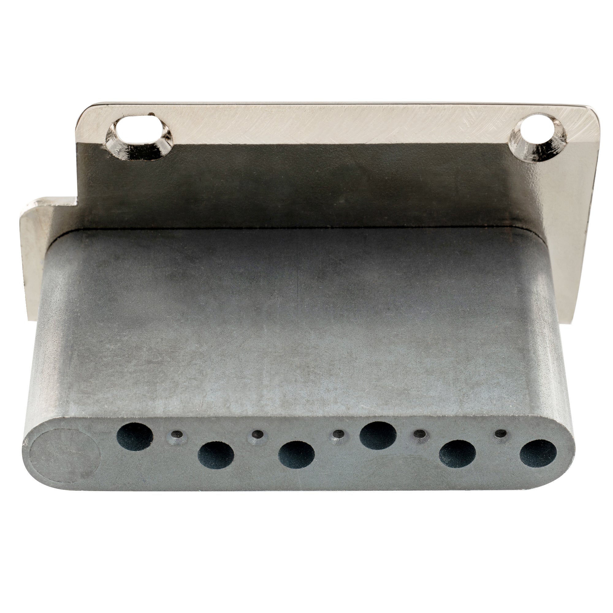 Wilkinson WV2-SB 54mm Vintage Stahlsättel 2-Punkt Gitarren-Tremolo-Brücke mit vollständigem massiven Stahlblock für Import-Strat und Japan-Strat Gitarren