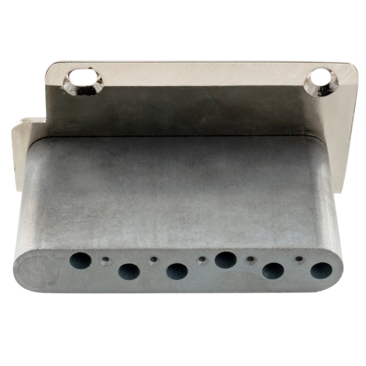 Wilkinson WV2-SB 54mm Vintage Stahlsättel 2-Punkt Gitarren-Tremolo-Brücke mit vollständigem massiven Stahlblock für Import-Strat und Japan-Strat Gitarren