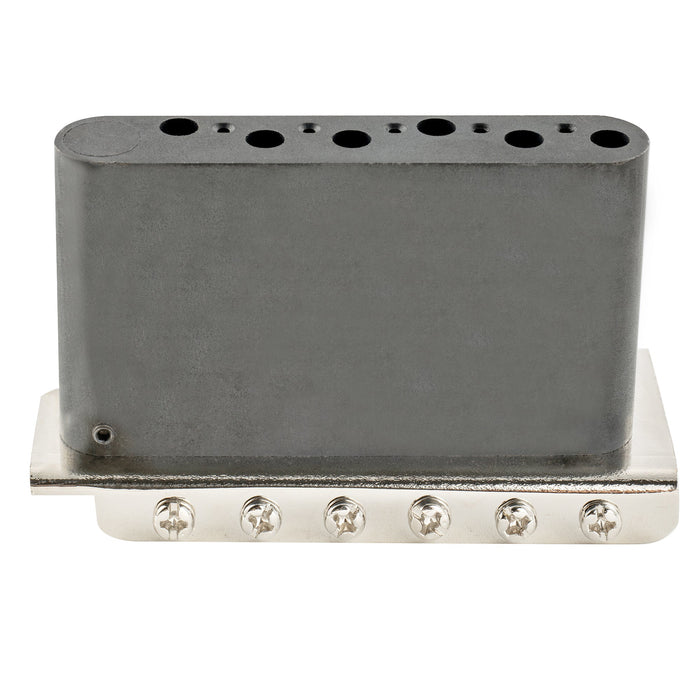 Wilkinson WV2-SB 10.8mmピッチ 2点支持 レモロブリッジ ユニット ヴィンテージスチールサドル フルスチールブロック付き Import Stratストラト/日本ストラトギター用 ブラック