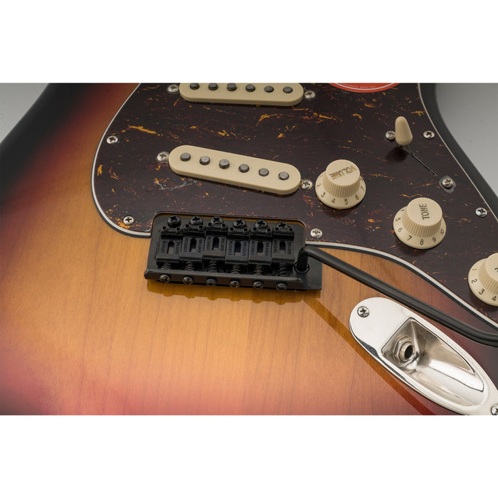 Application of wilkinson wv6 sb 54mm2 1 8 inch 5 1 hole vintage steel saddles tremolo bridge with full steel block for fender usa and japan strat style electric guitar mx1833p