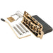 wilkinson wv6 sb 54mm2 1 8 inch 5 1 hole vintage steel saddles tremolo bridge with full steel block for fender usa and japan strat style electric guitar mx1833p, gold