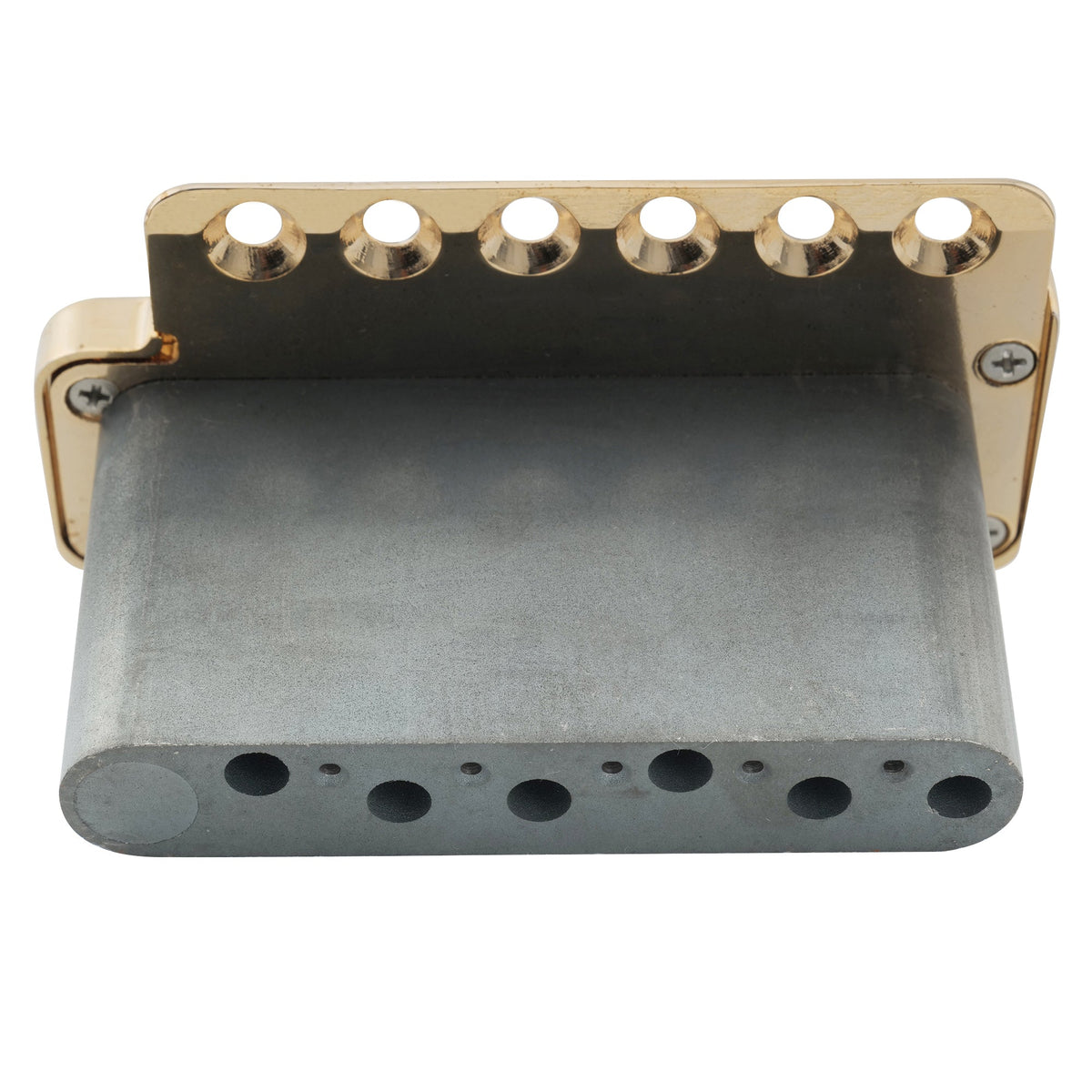 Wilkinson WVPC - SB 54 mm (2 - 1/8 Zoll) Edelstahlsättel 6 - Loch Gitarren - Tremolo - Brücke mit vollständiger Massivstahl - Block für Import - Strat - und Japan - Strat - Stil Elektrogitarren