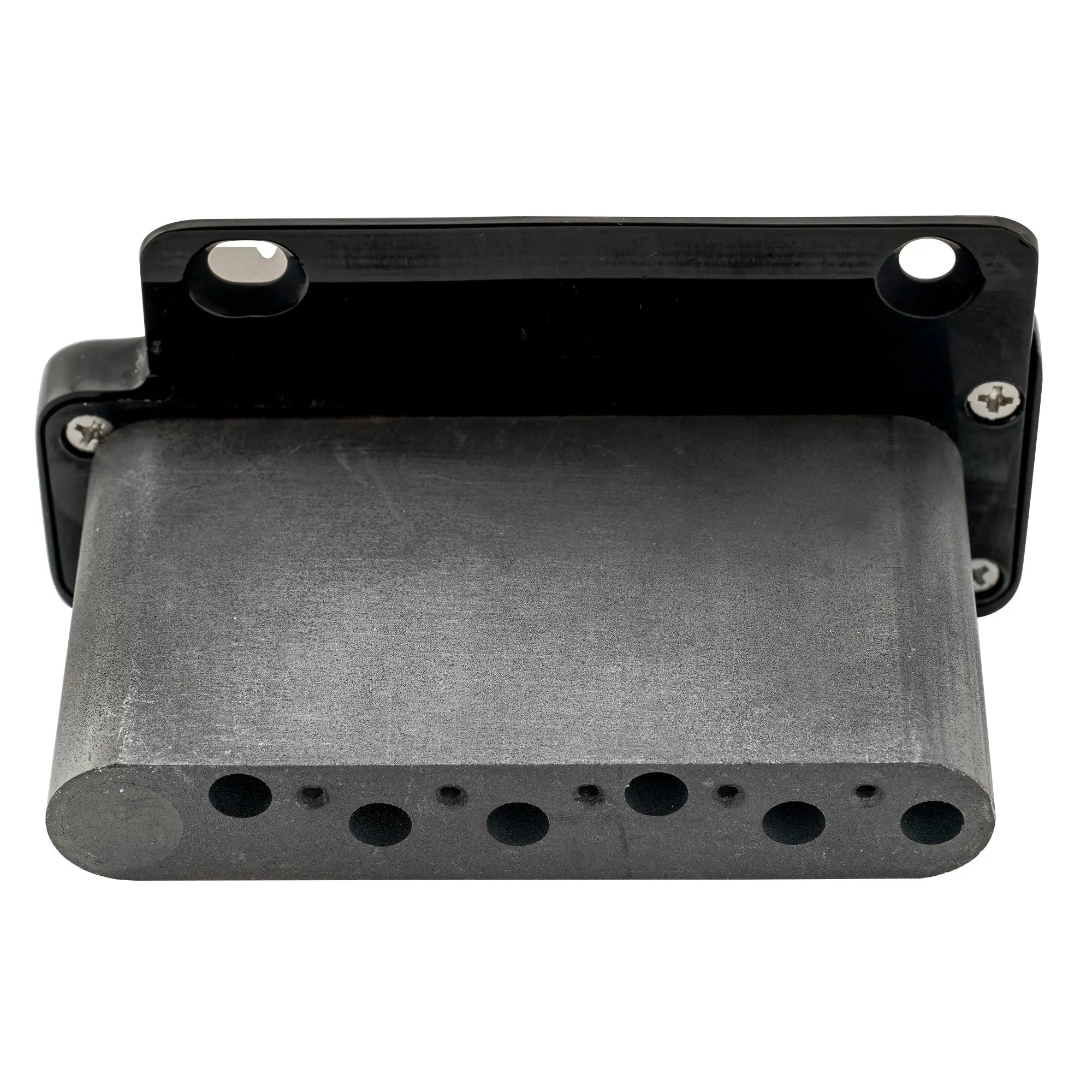detail of wilkinson wvp2 sb 54mm 2 point stainless steel saddles tremolo bridge with full steel block for japan korea import strat electric guitar mx1835p
