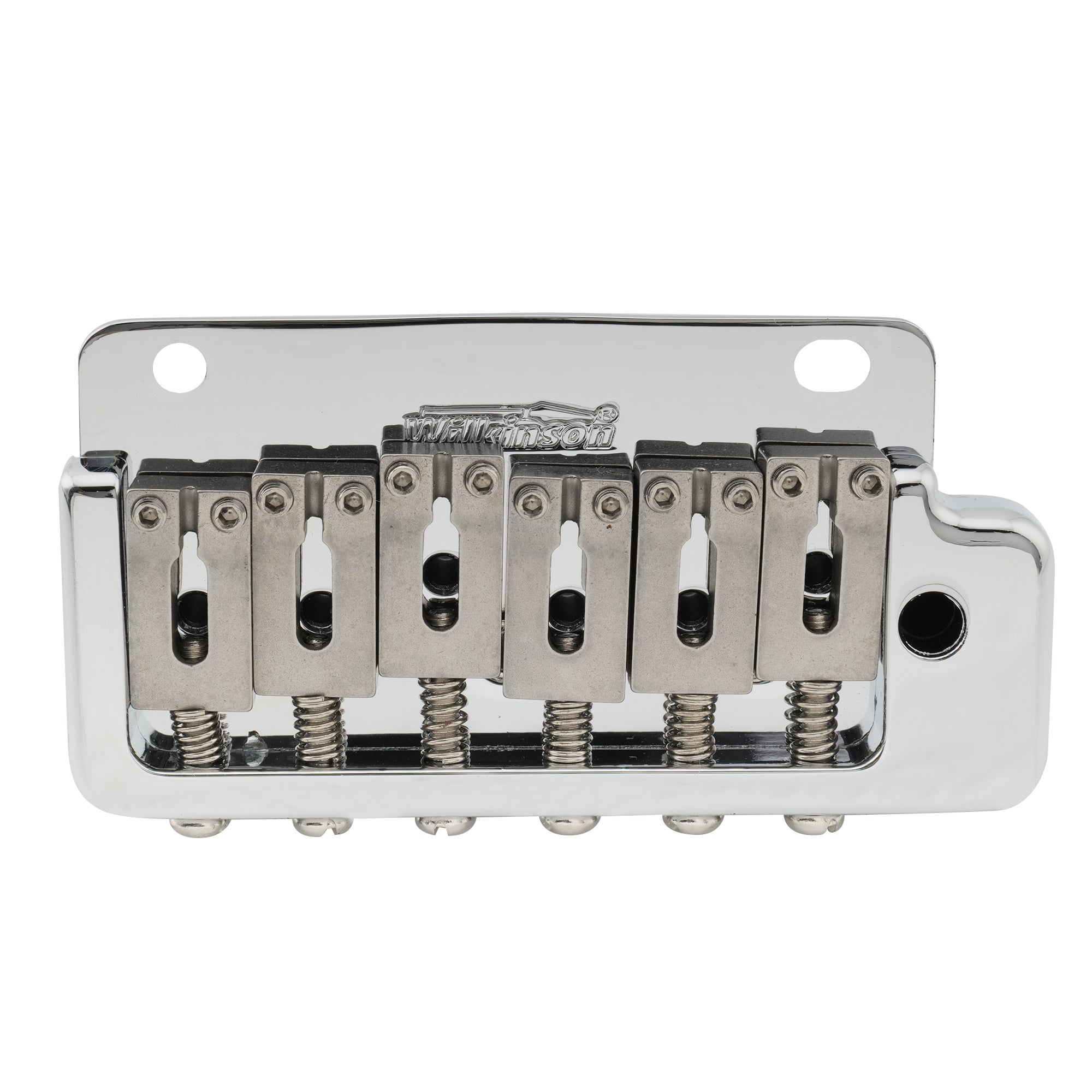 wilkinson wvp2 sb 54mm 2 point stainless steel saddles tremolo bridge with full steel block for japan korea import strat electric guitar mx1835p, gold