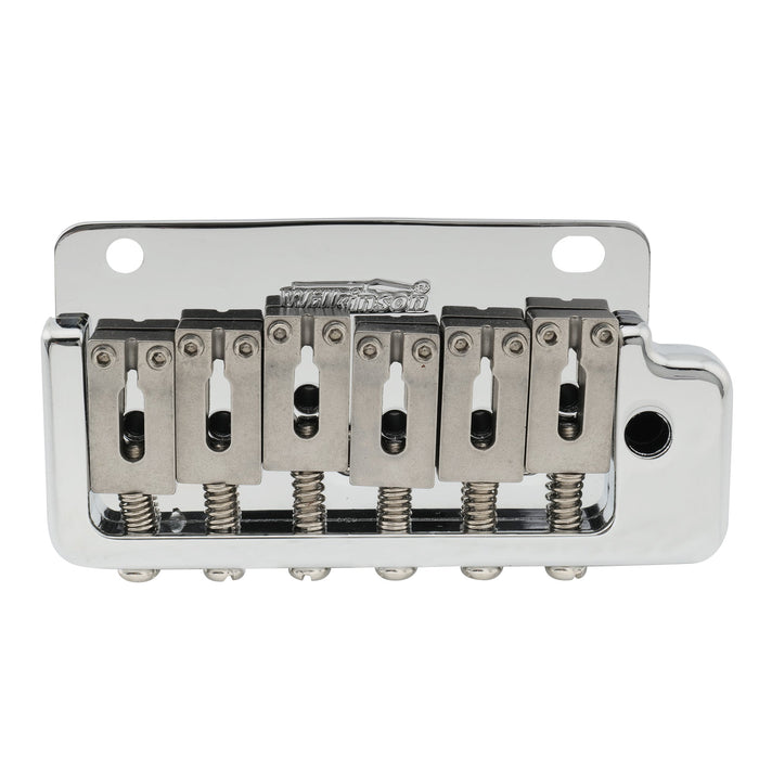 wilkinson wvp2 sb 54mm 2 point stainless steel saddles tremolo bridge with full steel block for japan korea import strat electric guitar mx1835p, gold