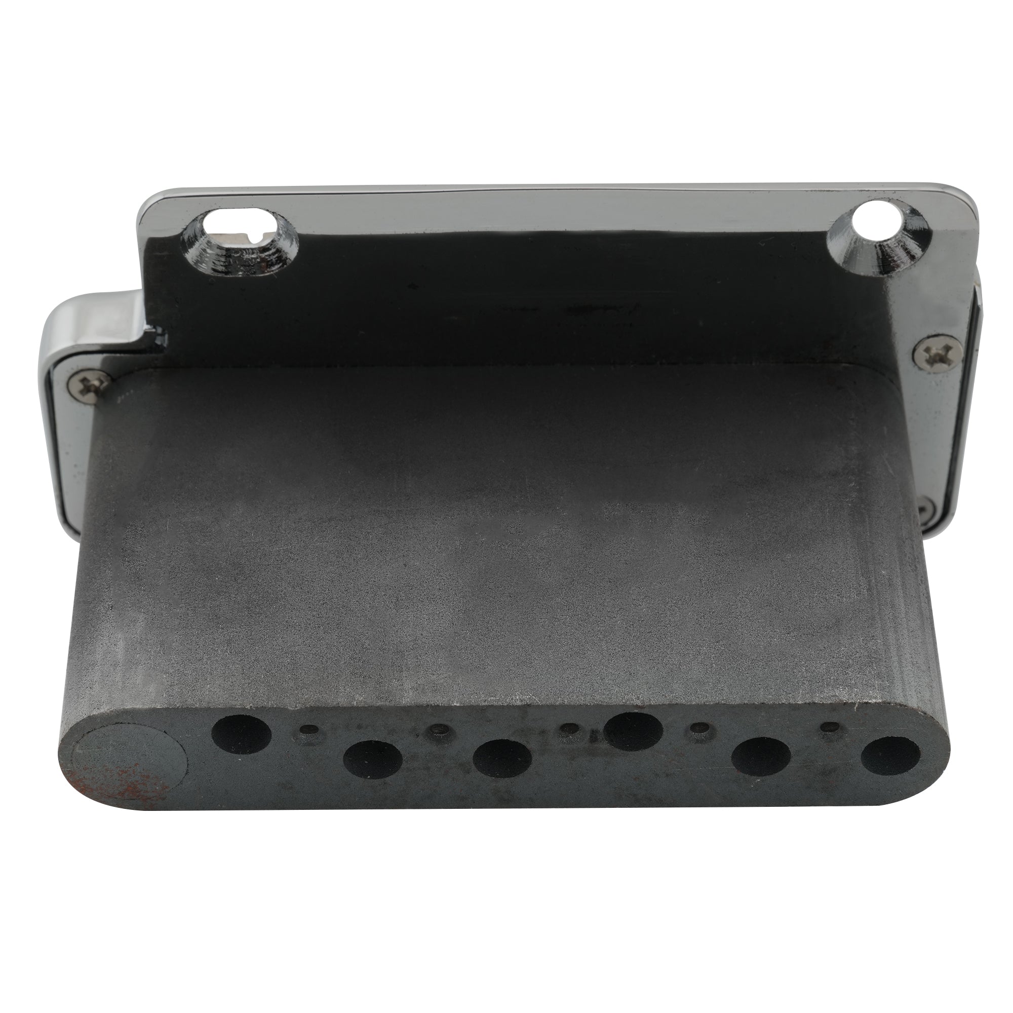 Wilkinson WVP2-SB 54 mm Zwei-Punkt Edelstahlsattel-Tremolo-Brücke mit Voll-Edelstahlblock für Japan-/Korea-Import Strat-E-Gitarre