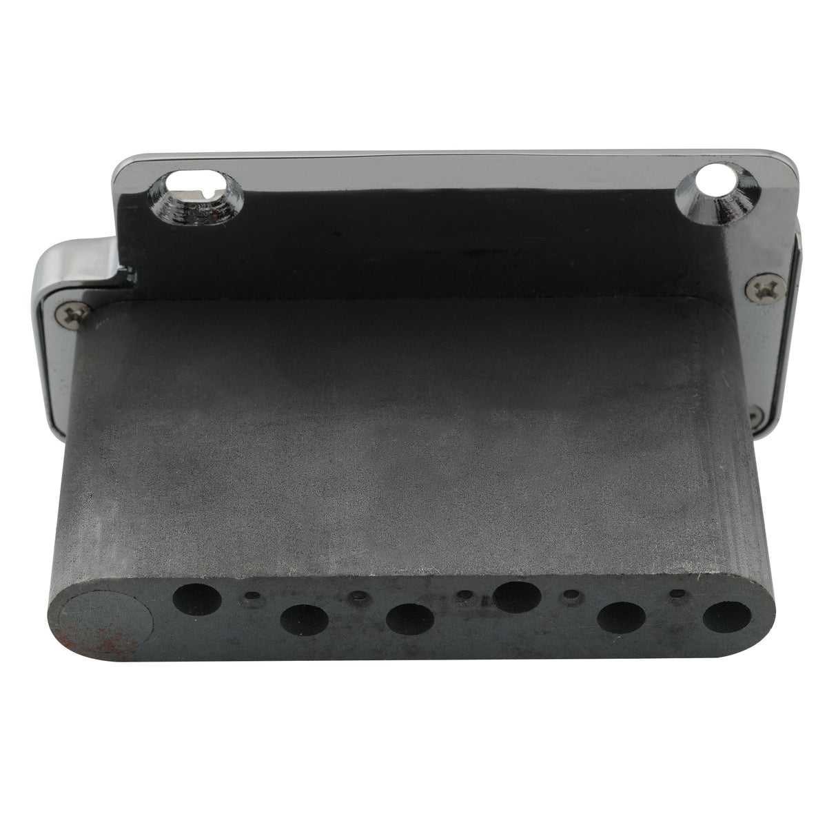 Wilkinson WVP2-SB 54 mm Zwei-Punkt Edelstahlsattel-Tremolo-Brücke mit Voll-Edelstahlblock für Japan-/Korea-Import Strat-E-Gitarre