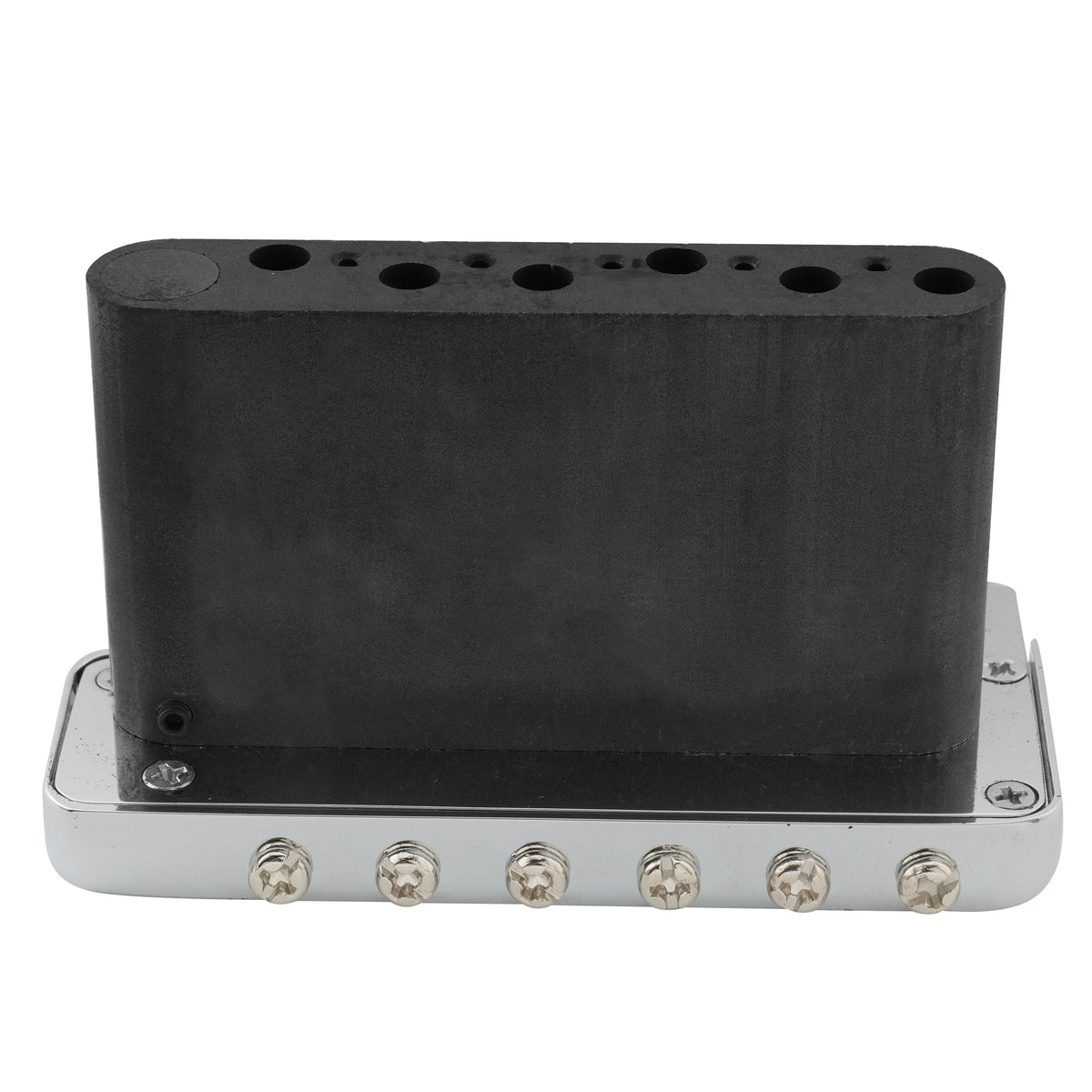 Wilkinson WVP2-SB 54 mm Zwei-Punkt Edelstahlsattel-Tremolo-Brücke mit Voll-Edelstahlblock für Japan-/Korea-Import Strat-E-Gitarre