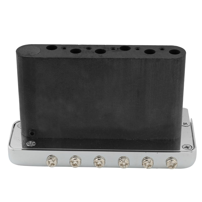 Puente de trémolo Wilkinson WVP2-SB de 54 mm con silletas de acero inoxidable de dos puntos y bloque de acero completo para guitarra eléctrica Strat importada de Japón/Corea.