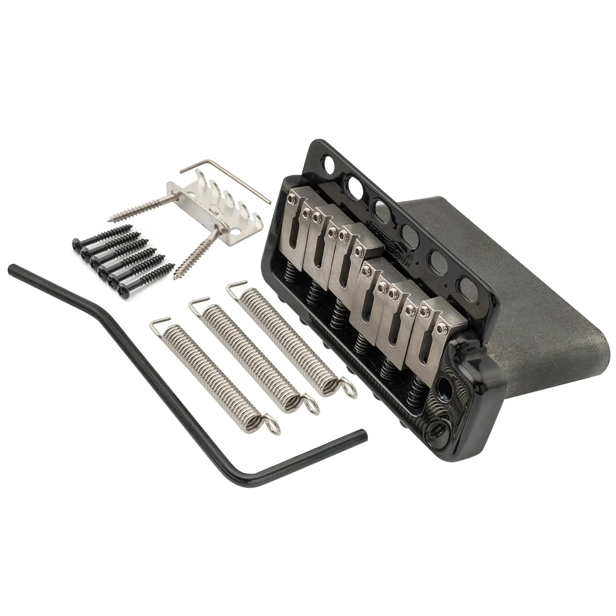wilkinson wvp6 sb 54mm 5 1 hole sus stainless steel saddles guitar tremolo bridge with full solid steel block for import strat and japan strat mx1836p