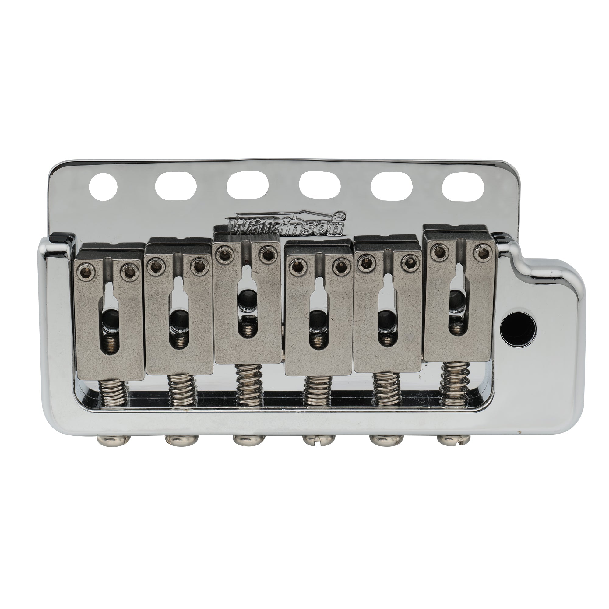 wilkinson wvp6 sb 54mm 5 1 hole sus stainless steel saddles guitar tremolo bridge with full solid steel block for import strat and japan strat mx1836p, gold