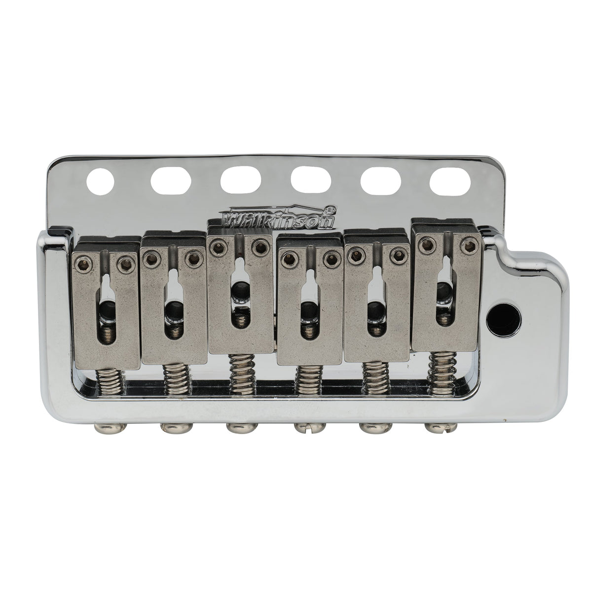 wilkinson wvp6 sb 54mm 5 1 hole sus stainless steel saddles guitar tremolo bridge with full solid steel block for import strat and japan strat mx1836p, gold