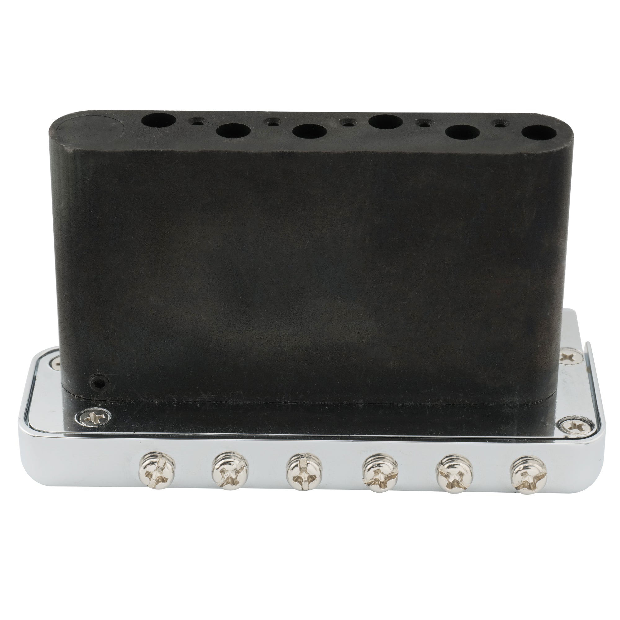 Wilkinson WVP6-SB 54mm 5+1 Loch SUS Edelstahlsattel Gitarren-Tremolo-Brücke mit vollständigem Massivstahlblock für Import-Strat und Japan-Strat