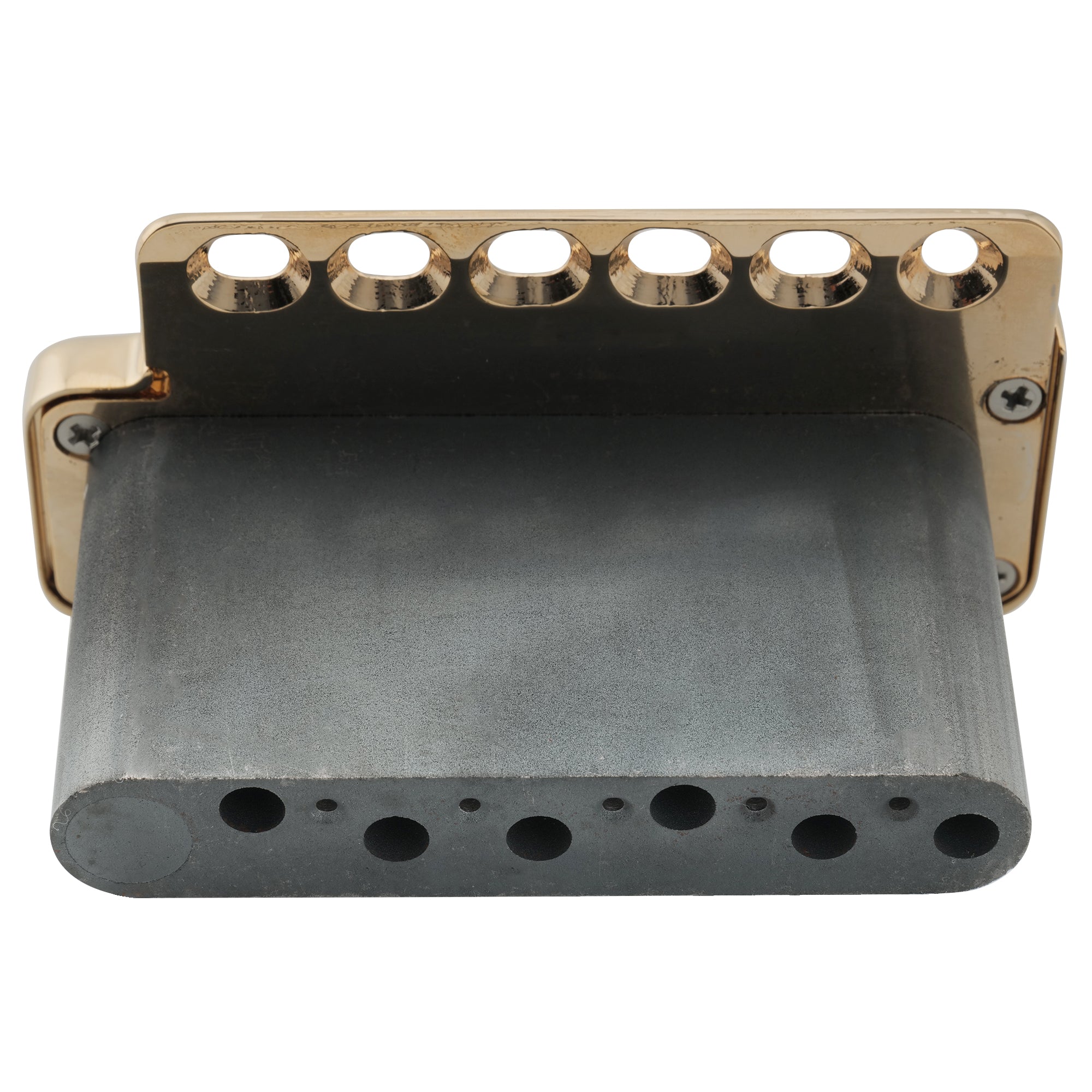 Wilkinson WVP6-SB 54mm 5+1 Loch SUS Edelstahlsattel Gitarren-Tremolo-Brücke mit vollständigem Massivstahlblock für Import-Strat und Japan-Strat