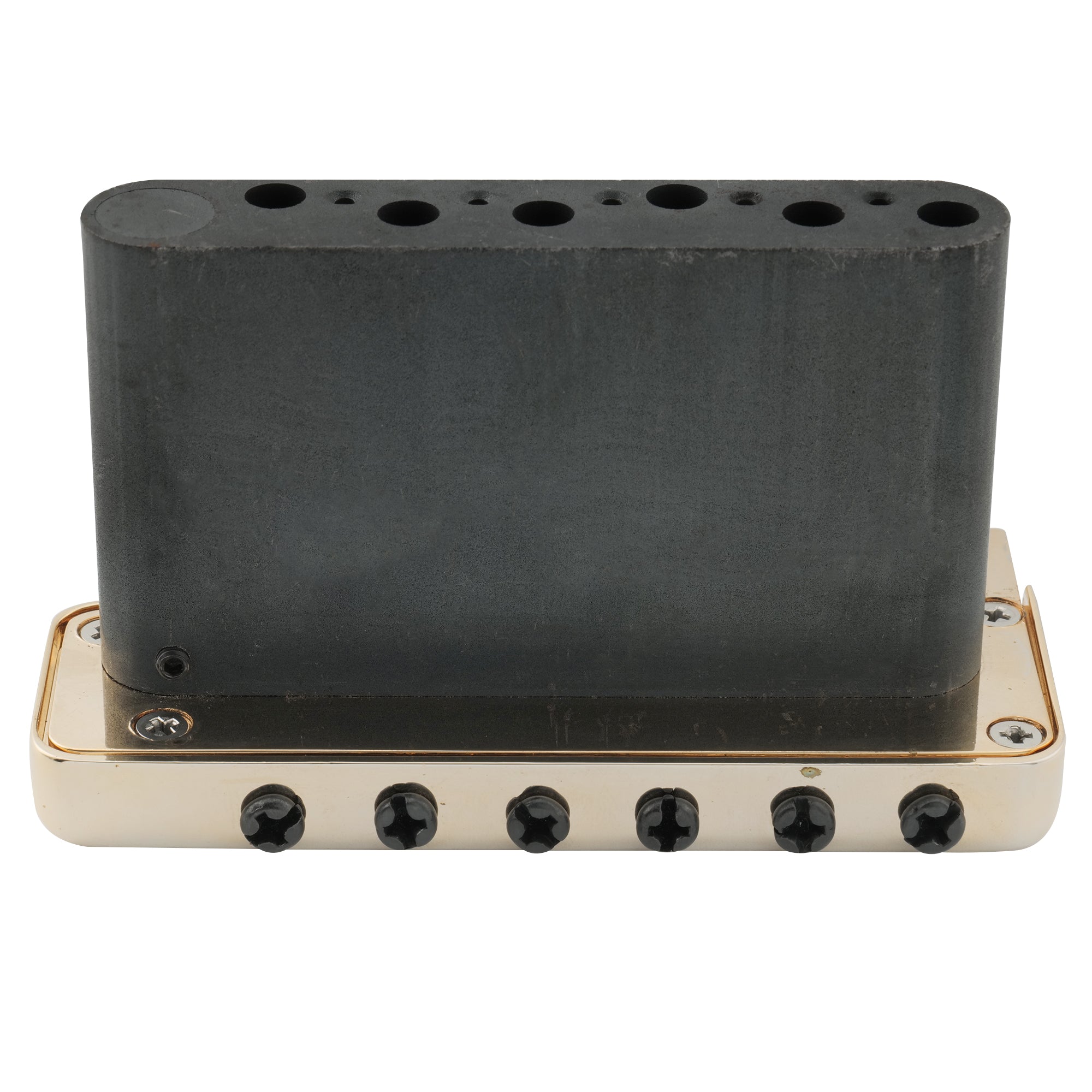Wilkinson WVP6-SB 54mm 5+1 Loch SUS Edelstahlsattel Gitarren-Tremolo-Brücke mit vollständigem Massivstahlblock für Import-Strat und Japan-Strat