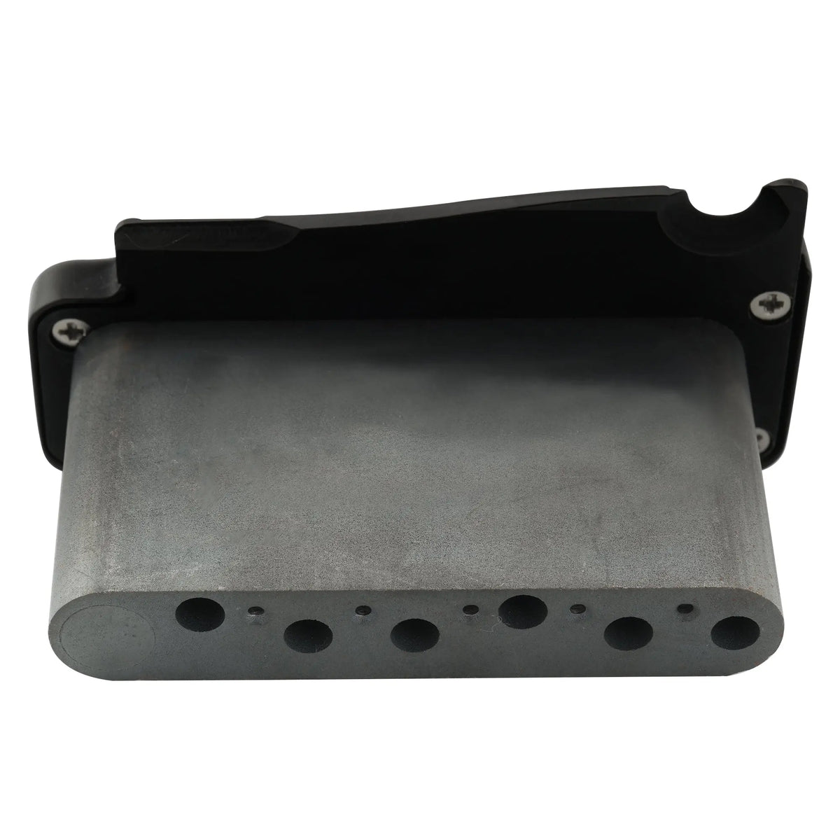 detail of wilkinson wvp sb 54mm sus stainless steel saddles 2 point guitar tremolo bridge with full solid steel block for import strat and japan strat mx1837p