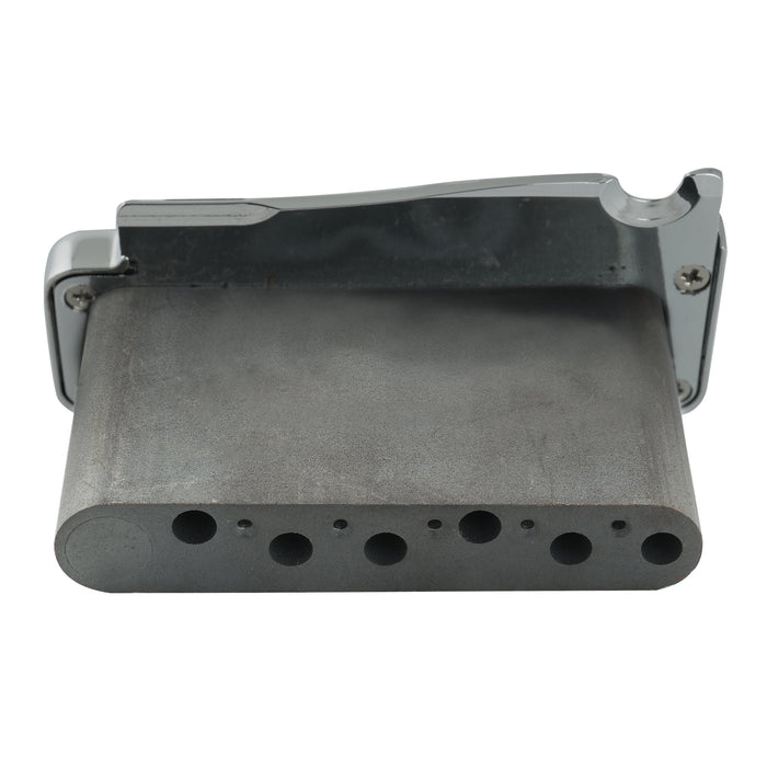 Puente de trémolo Wilkinson WVP-SB de 54 mm con silletas de acero inoxidable SUS de 2 puntos y bloque de acero sólido para guitarras Strat importadas y japonesas.