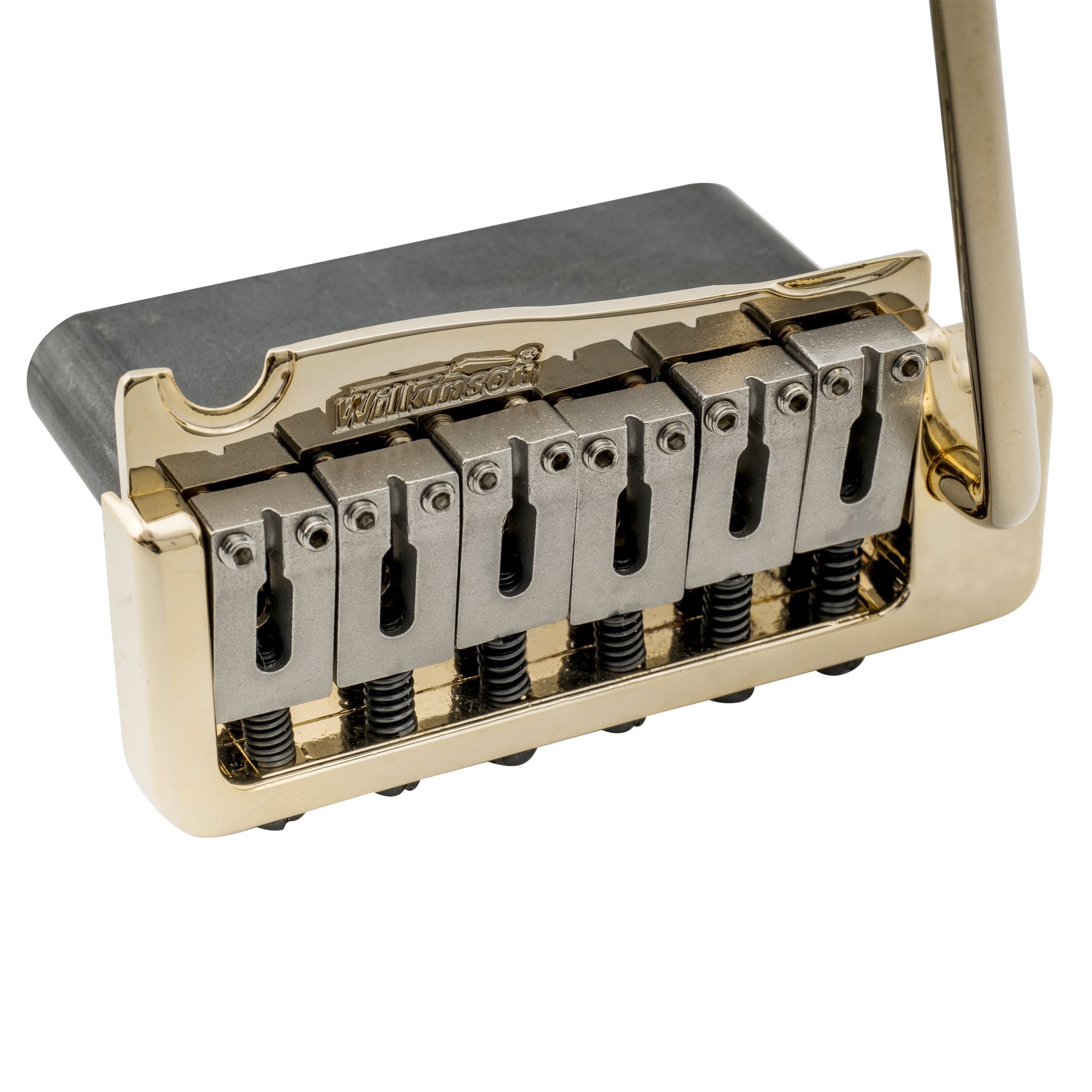 Wilkinson WVP-SB 54 mm SUS Edelstahlsattel 2-Punkt Gitarren-Tremolo-Brücke mit vollständiger massiver Stahlblok für Import-Strat und Japan-Strat