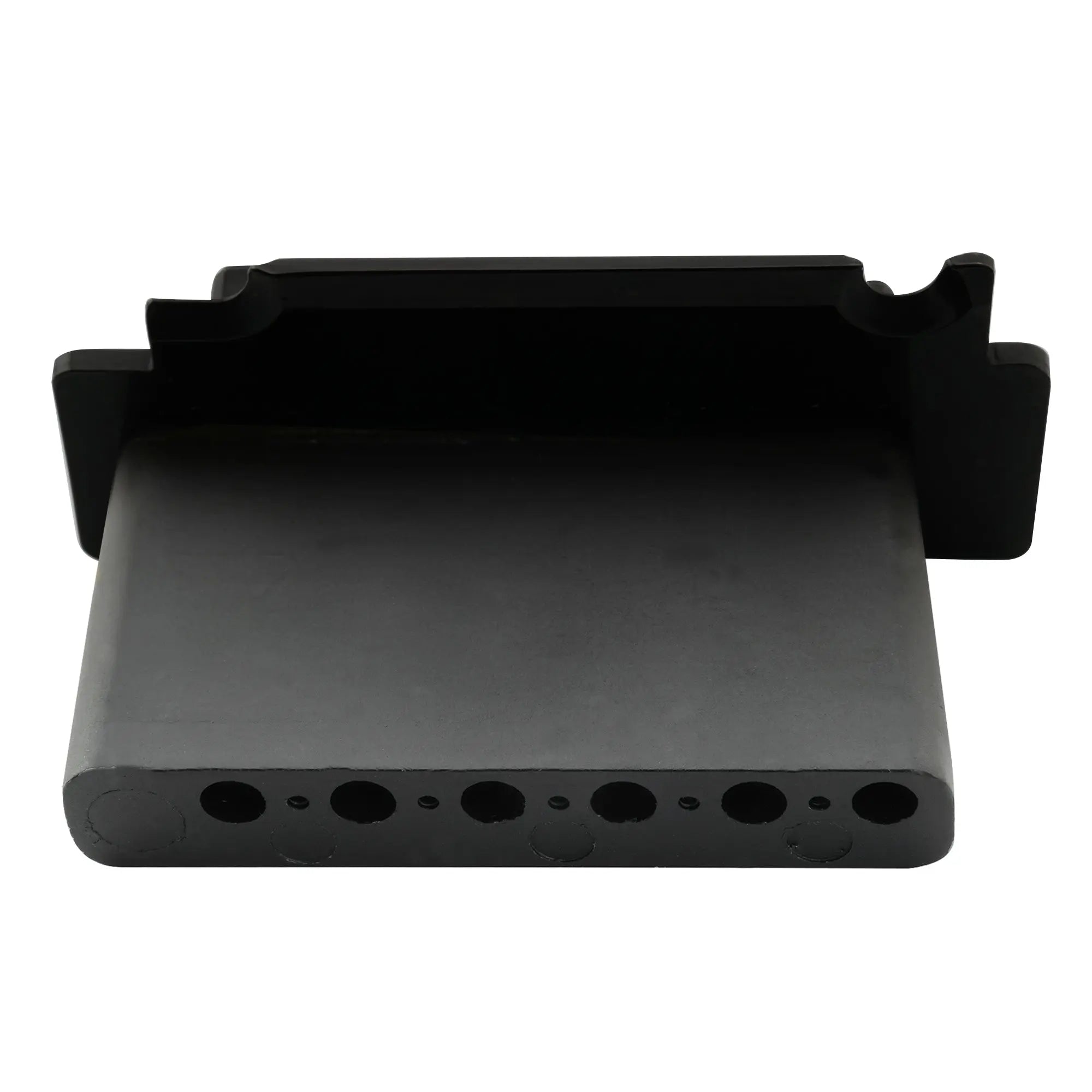 detail of wilkinson wvs50k 54mm 2 point locking saddle tremolo bridge with full steel block for squier style strat electric guitar mx1838p