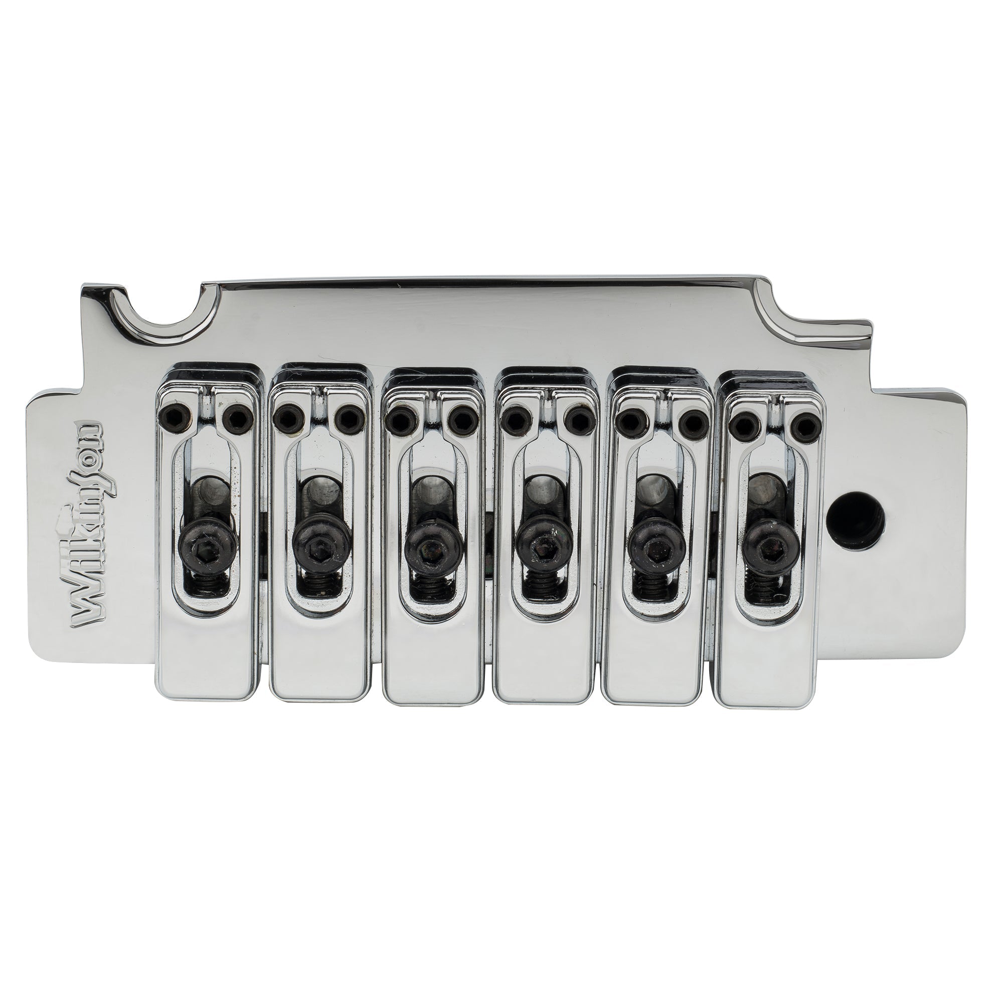 wilkinson wvs50k 54mm 2 point locking saddle tremolo bridge with full steel block for squier style strat electric guitar mx1838p, gold