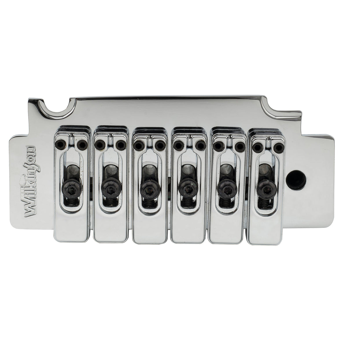 wilkinson wvs50k 54mm 2 point locking saddle tremolo bridge with full steel block for squier style strat electric guitar mx1838p, gold