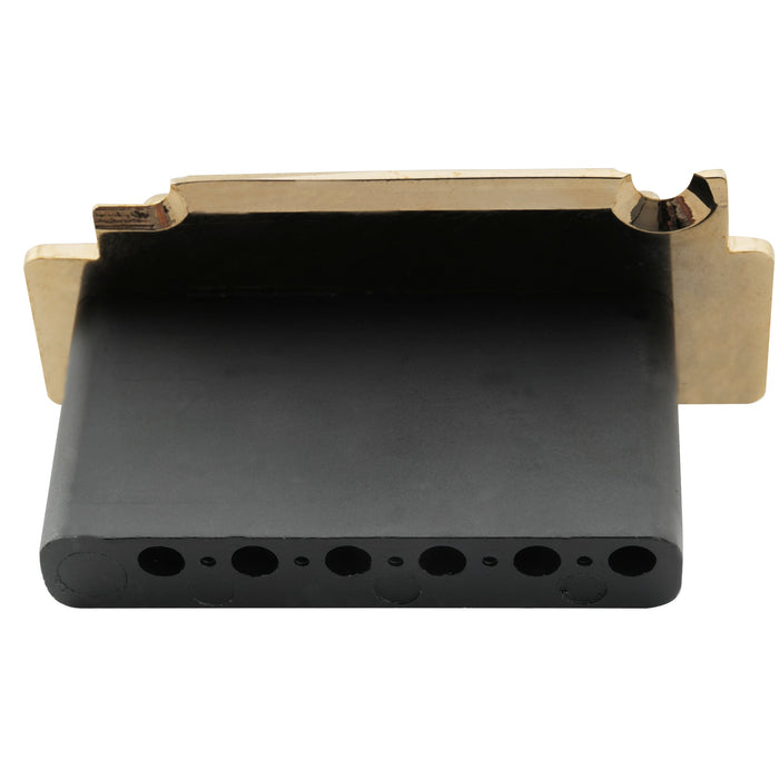 Puente de trémolo Wilkinson WVS50K de 54 mm con selletas de bloqueo de dos puntos y bloque de acero completo para guitarra eléctrica Stratocaster estilo Squier.